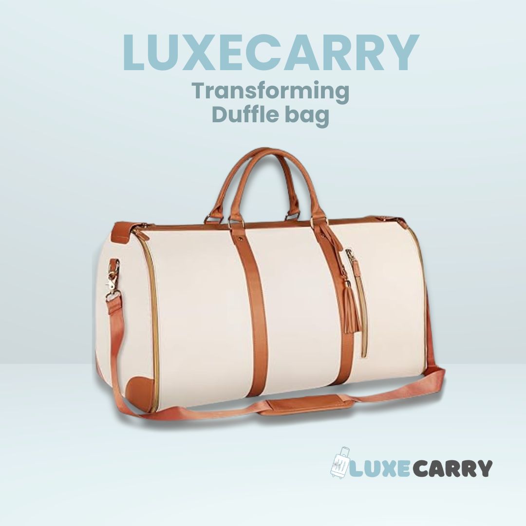 LuxeCarry™ - Foldable Duffle Bag